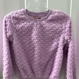 Juicy Couture Girls Size 10 Lilac Textured Sweater